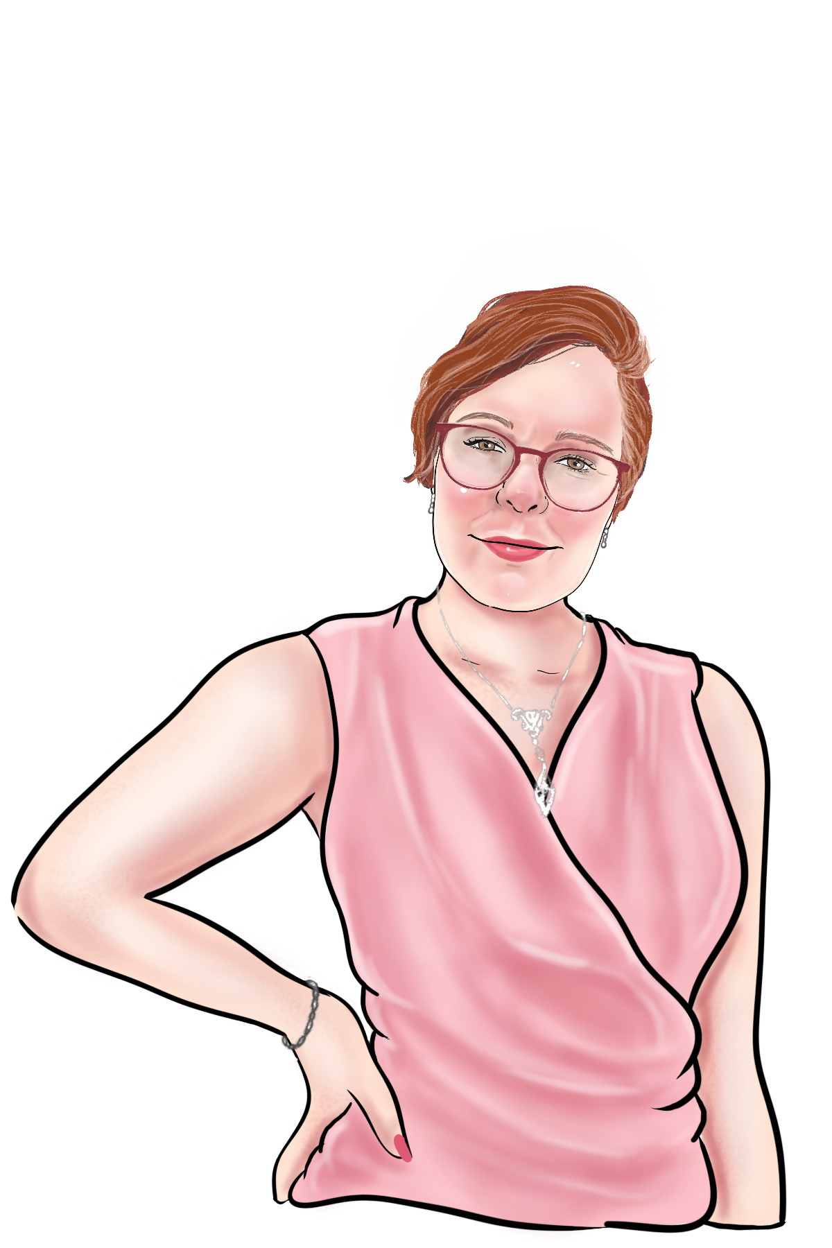 cartoon picture of a sassy Louise